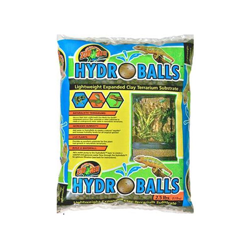Substrat drenaj terarii umede Zoo Med HydroBalls 1.13kg - imagine 3